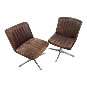 fauteuils pivotant cuir