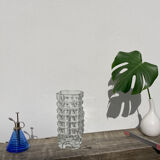 Classic transparent glass vase