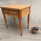 TABLE de Chevet VINTAGE Formica et Bois