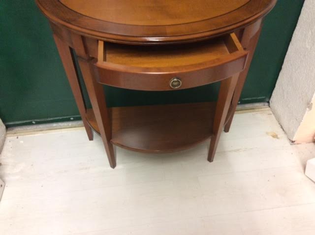 Cherry wood side table