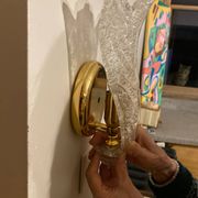 Pair of Murano wall lights