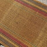 Stunning vintage woven carpet runner