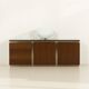 Ludovico Arcebis Parioli series rosewood sideboard, Italy 1970s