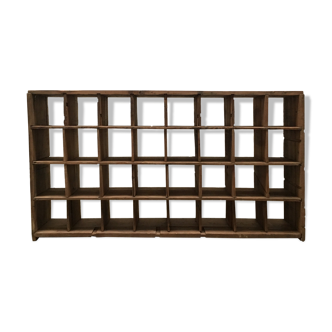 Meuble de métier à casiers de quincaillerie