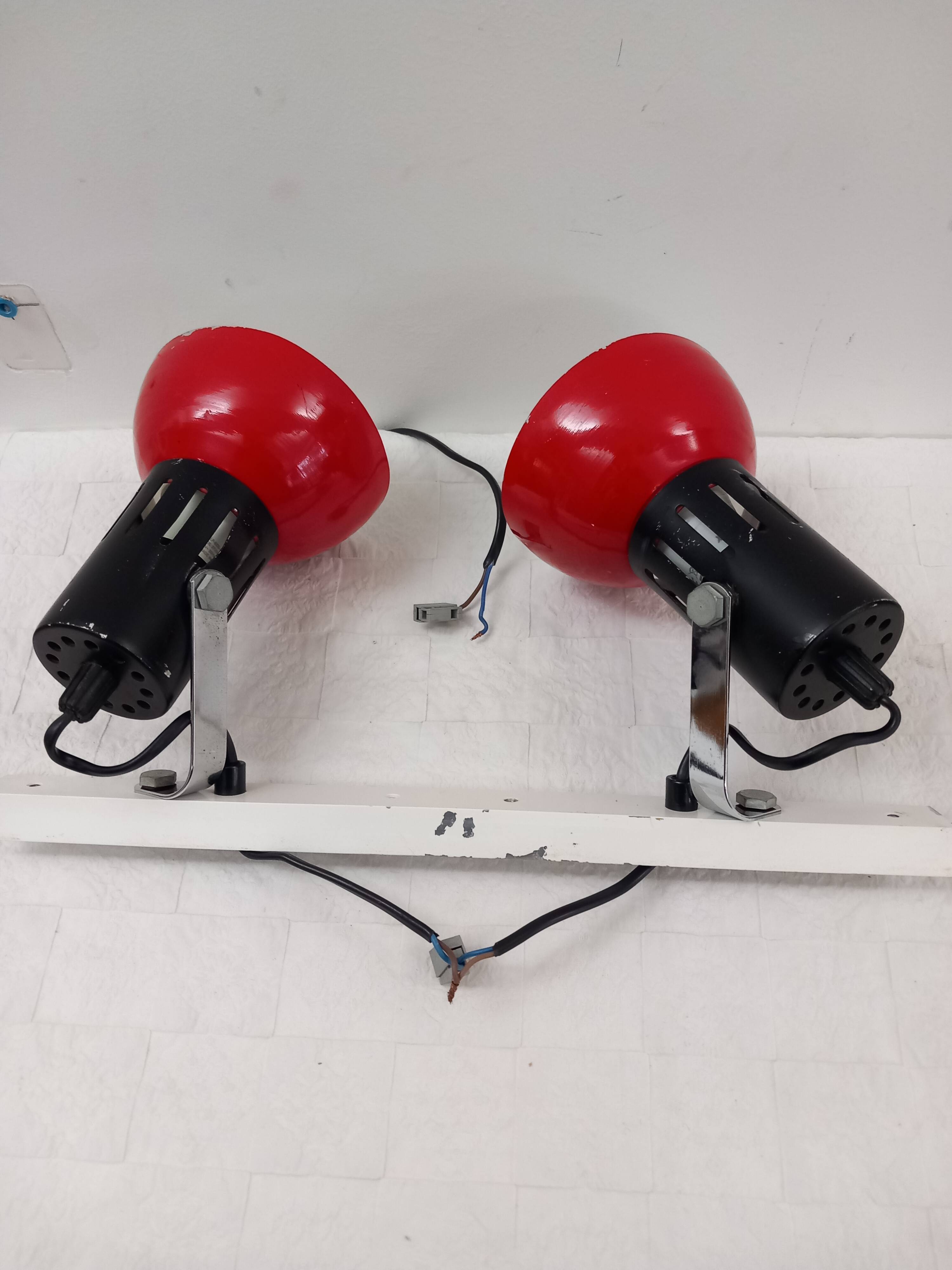 Metal spotlights, vintage.