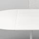 Extendable custom Knoll Tulip Dining Table, 1980