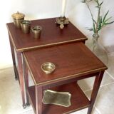 Table trundle strapping brass circa 1900