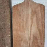 three vintage patinated solid wood cutting boards
