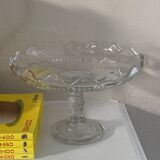 Glass compote bowl