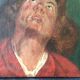 "portrait of man" oil on canvas signed mantovani 1918
