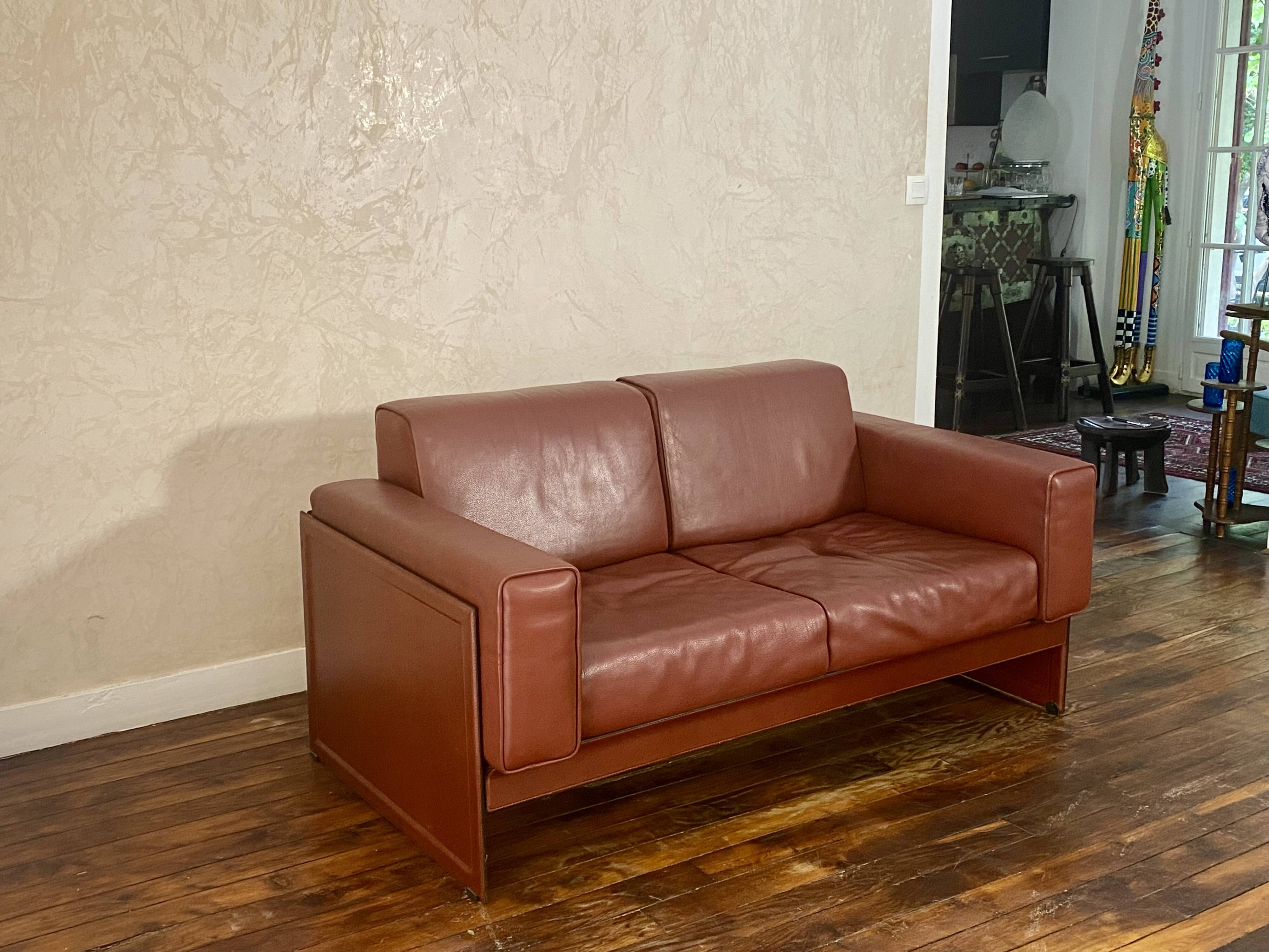 Two-seater canapé Korium KM 3/1 – Tito Agnoli for Matteo Grassi, Italy