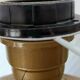Pair of travertine lamps by Fratelli Mannelli
