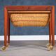 Vintage Sewing Table in Teak by Erik Severin Hansen for Haslev Møbelsnedkeri, 1960s