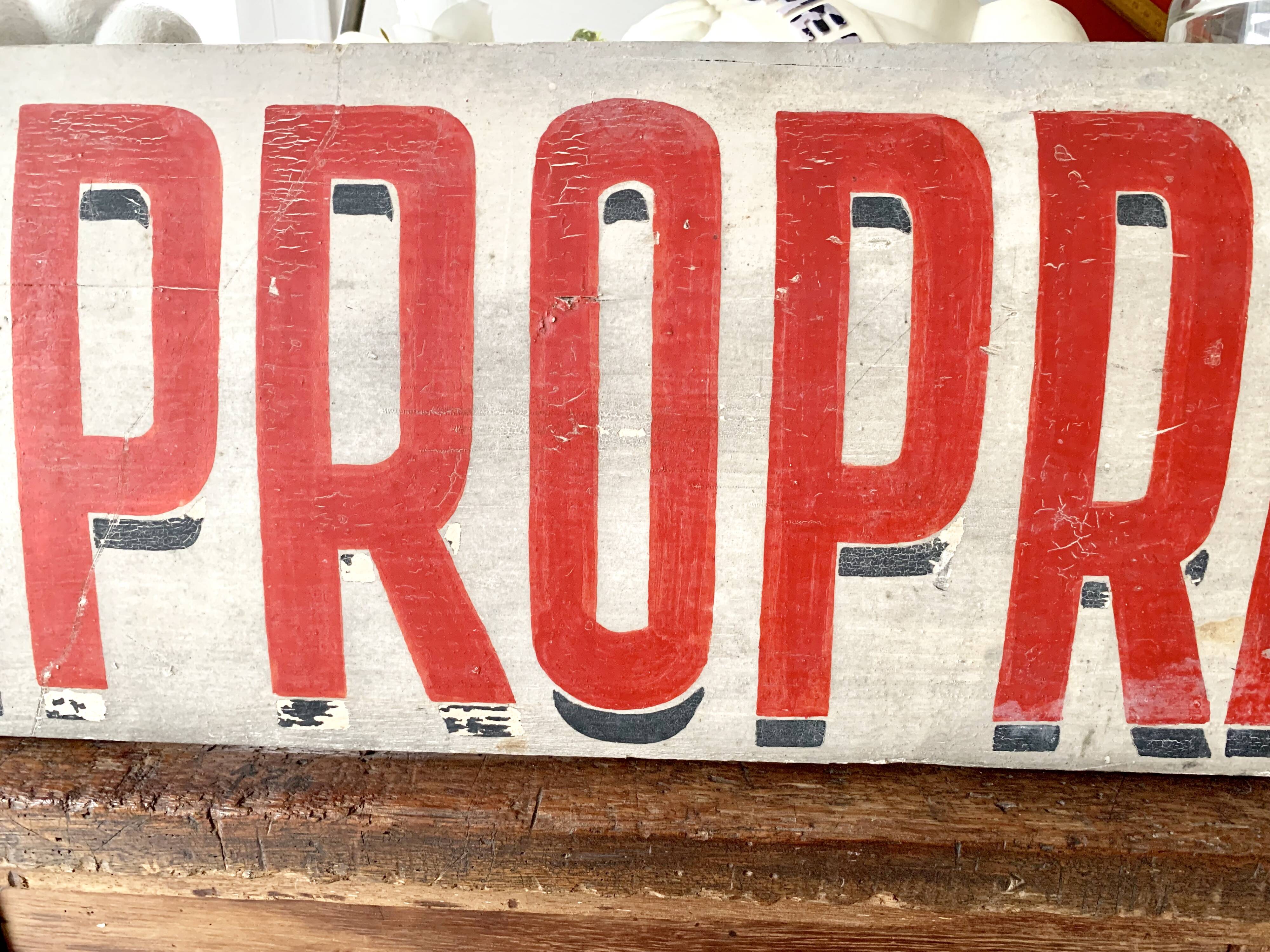 Old wood panel painted vintage