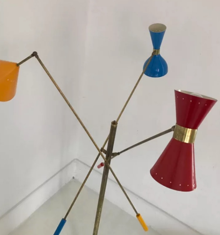 Design floor lamp 50s 60s