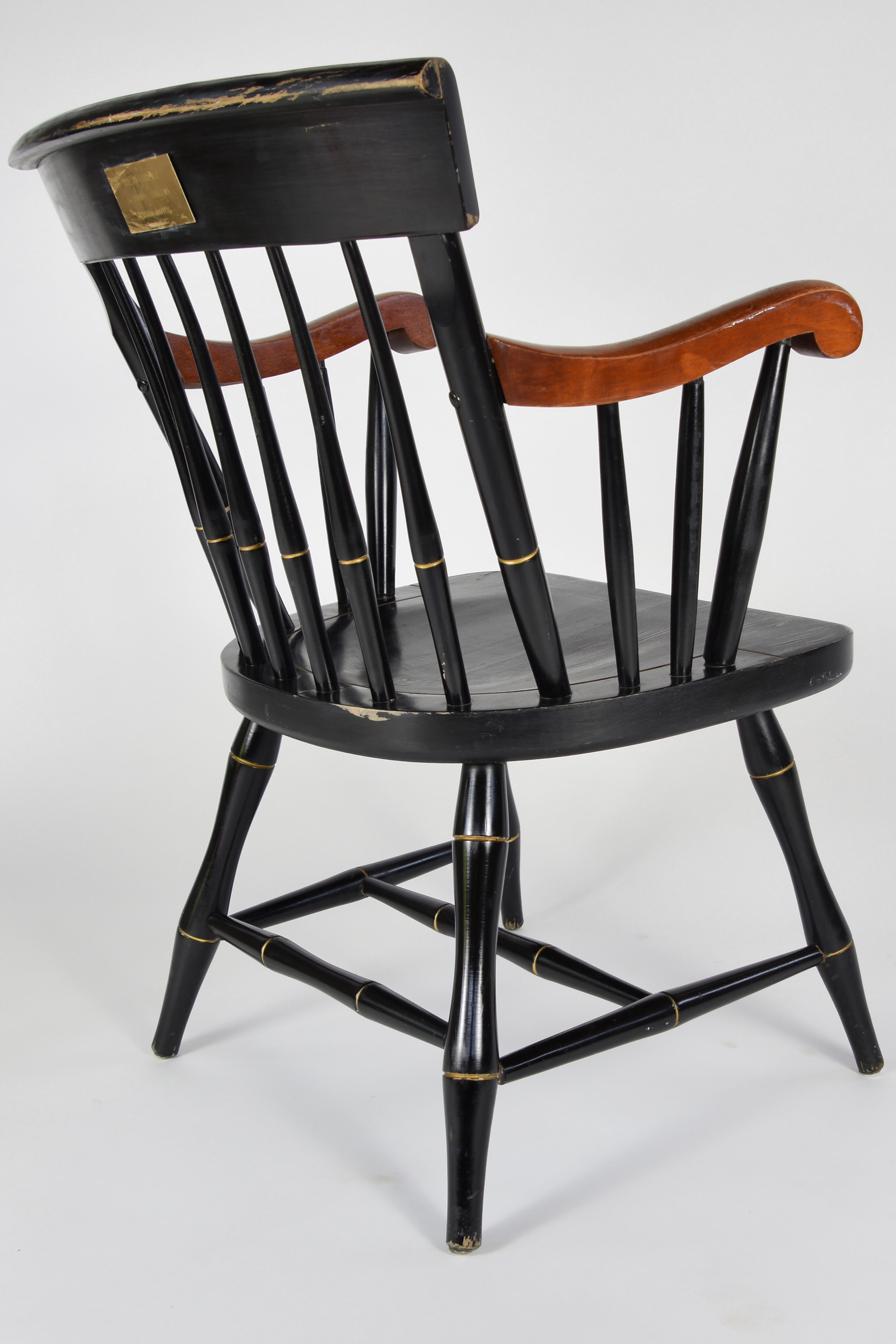 American office chair, black, Nicholas & Stone Co. Massachusetts, 1970s
