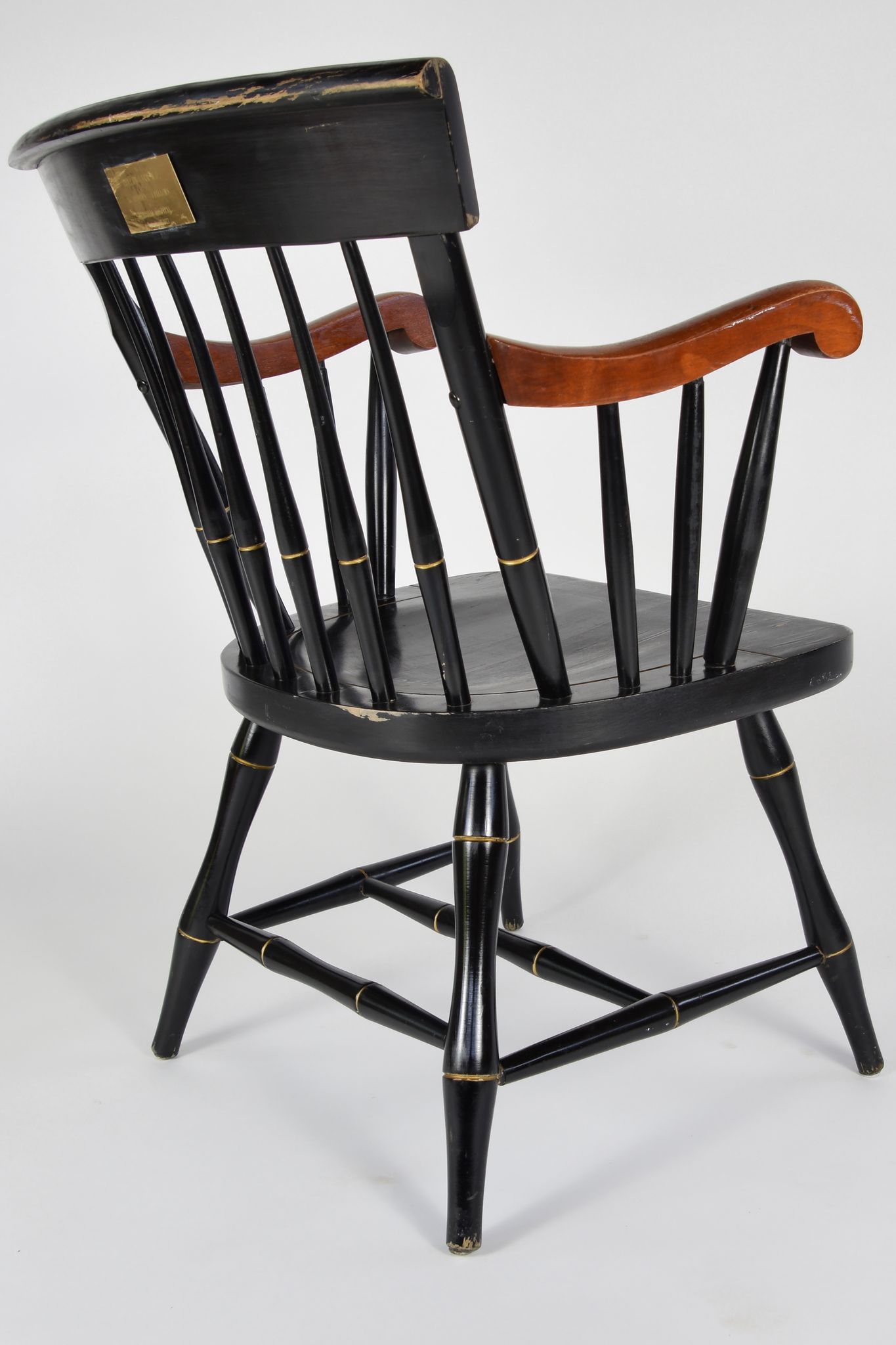 American office chair, black, Nicholas & Stone Co. Massachusetts, 1970s