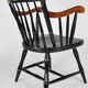 American office chair, black, Nicholas & Stone Co. Massachusetts, 1970s