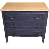 Navy blue chest of drawers