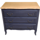 Navy blue chest of drawers