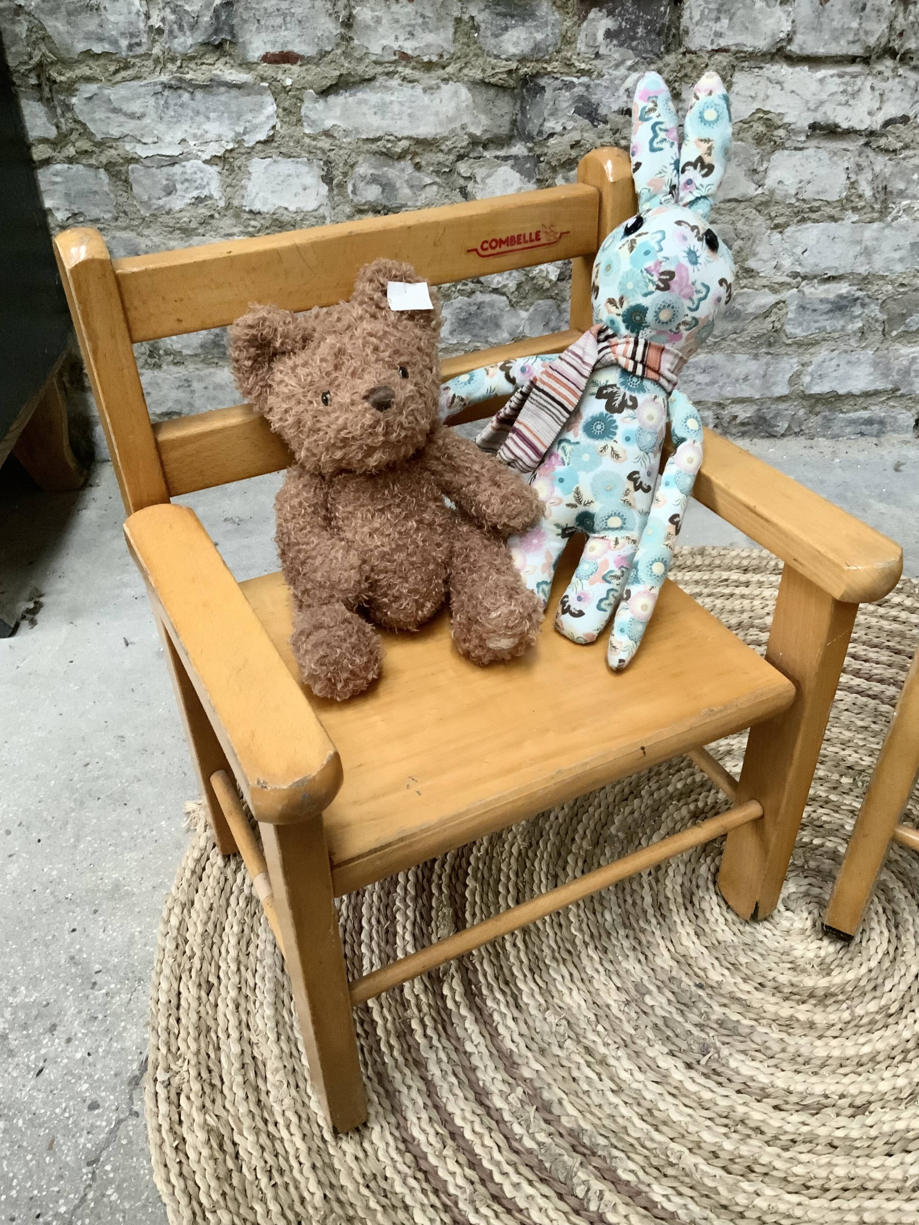 Set of 2 children's chairs combelle