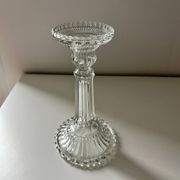Bougeoir en verre 