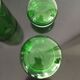 Lot de 2 bocaux en verre vert