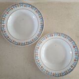 2 assiettes creuses Société amandinoise