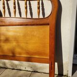 Louis XV style bed in cherry wood