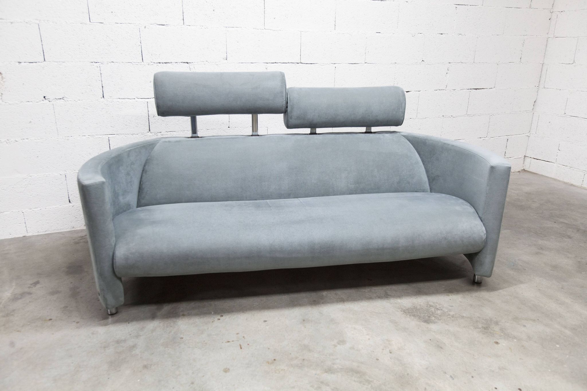 Negresco Sofa Design Bernard Massot for Neology France Moiré Velvet