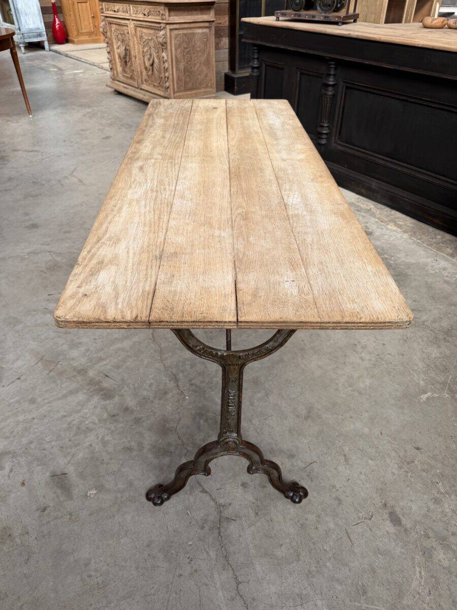 Grande table bistrot début XXème