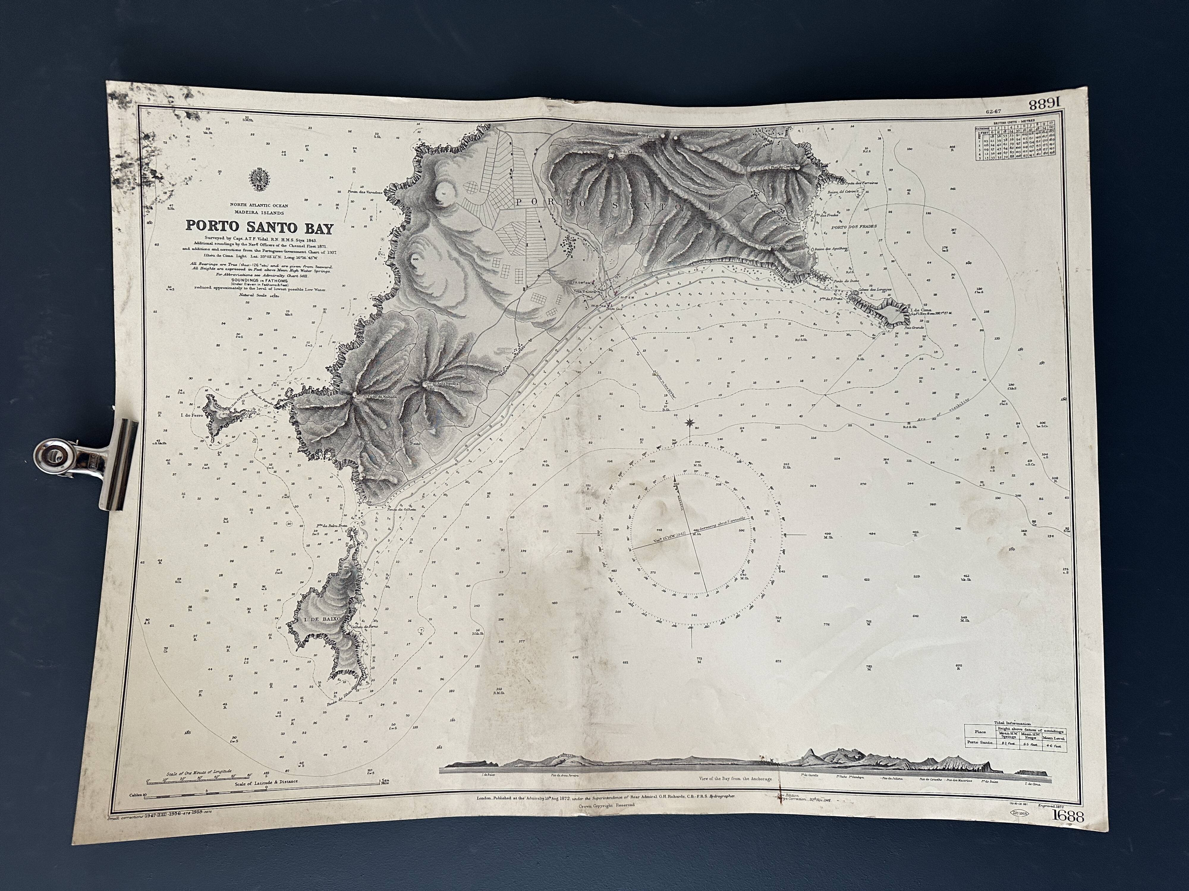Porto Santo Bay Madeira Islands Map