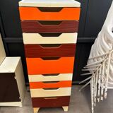 Plastic chest of drawers 1970