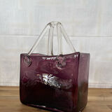 Vase vintage en verre