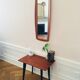 Mirror scandinavian teak, Östen and Uno Kristiansson 1950