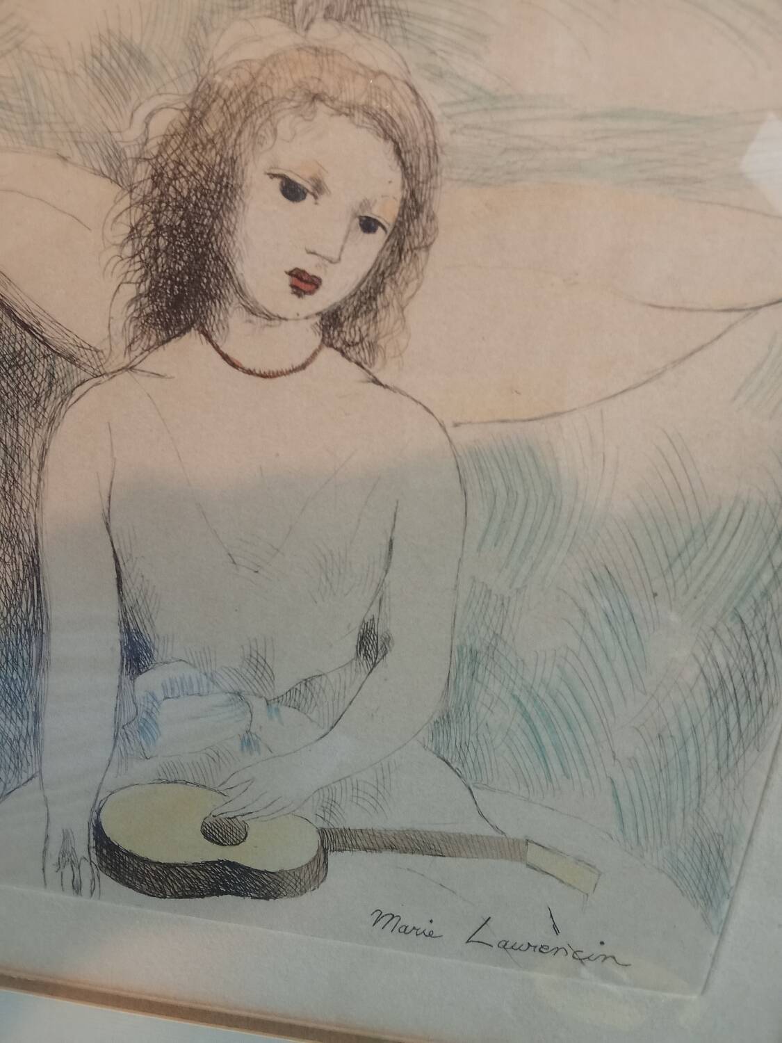 Original drawing by Marie Laurencin