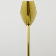 Postmodern floor lamp in brass and wood by Rodolfo Dordoni, Italy, 1980s.