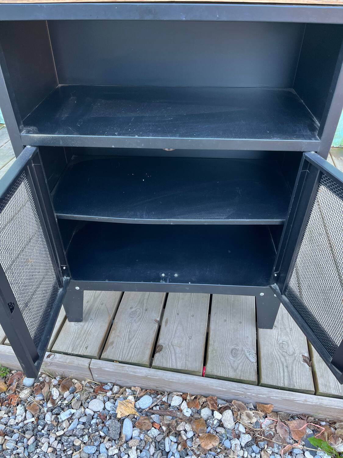 Small metal cupboard
