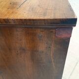 Empire period walnut commode