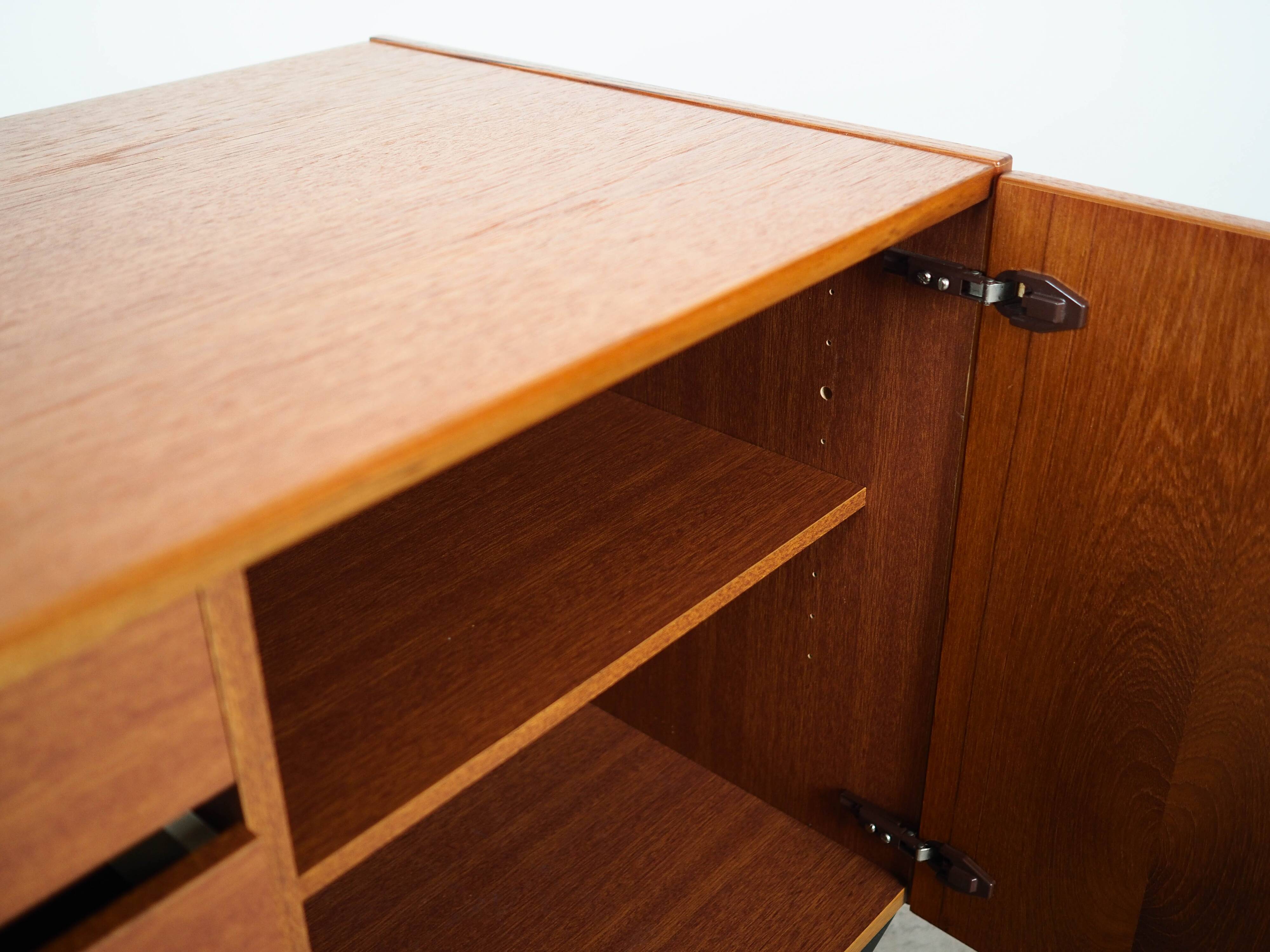 Teak cabinet, Danish design, 1970s, production: Denmark