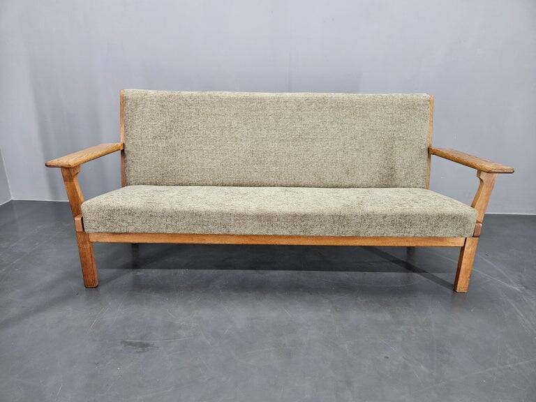 Canapé 3 places par Hans J. Wegner pour Getama, Danemark, années 1960