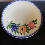 Bowl and plate in Pozzi earthenware