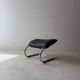 Swiss lounge chair with ottoman by Robert Haussmann from the 1980s.
