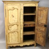 19th Century Bressane Cabinet in Burl Ash