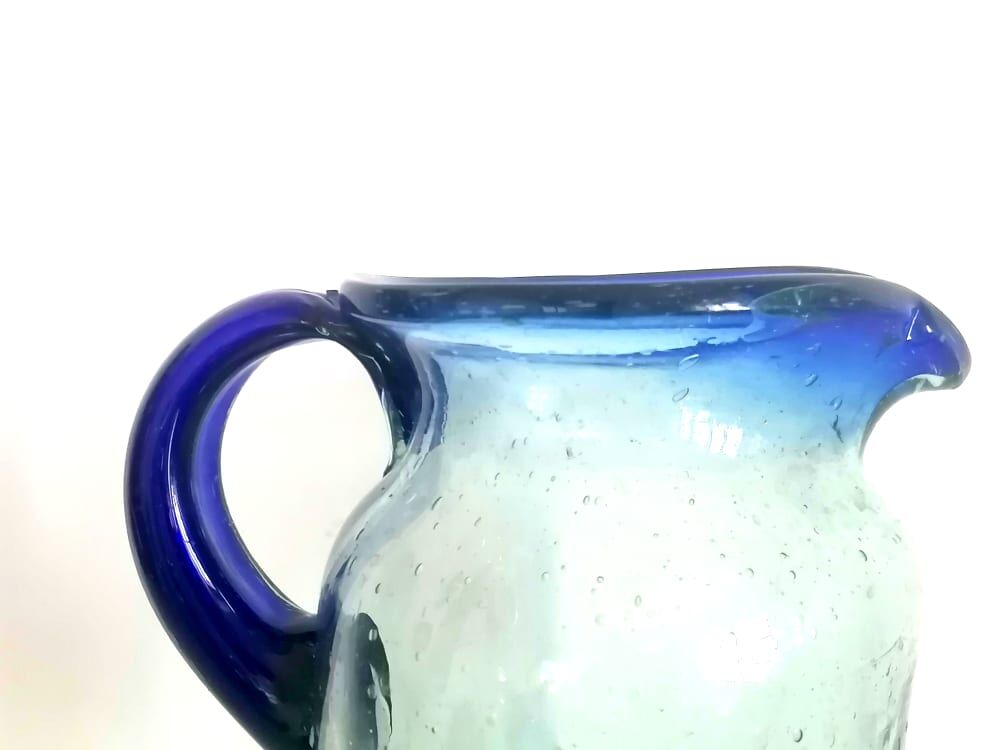 Carafe bubbled glass style Biot