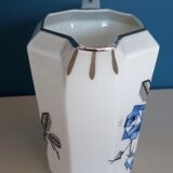 Service of cups and milk jar in fine porcelain from Limoges Art Deco