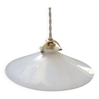 Suspension en opaline art déco 1930