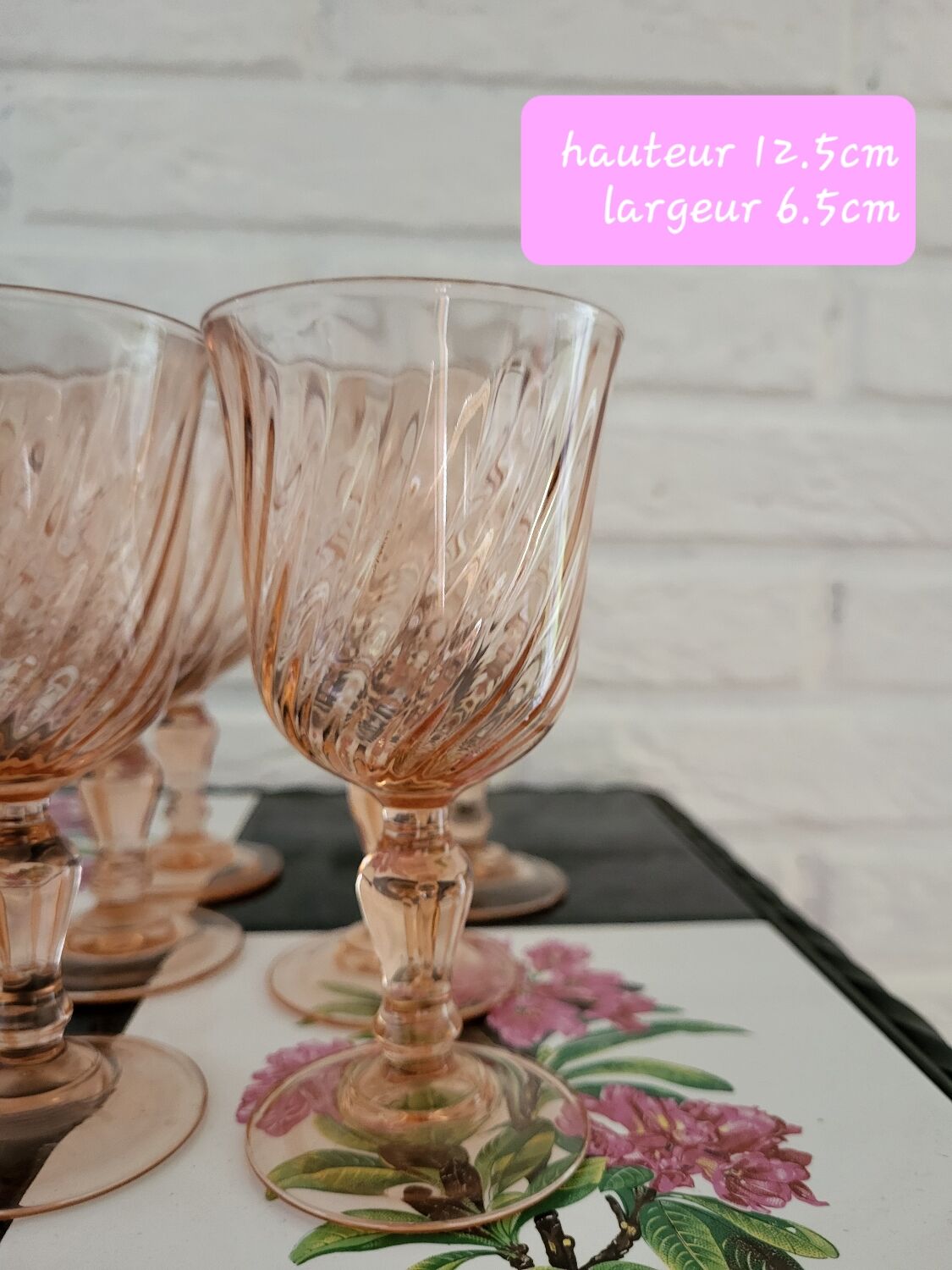 Verre rosaline
