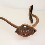 Lot of 4 hooks brass