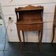 Pair of Louis XV style curved bedside tables in cherry wood